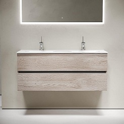 Sancos Тумба под раковину Urban 120-2 дуб галифакс натуральный – фотография-2