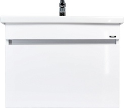 Viant Тумба под раковину Мальта 50 подвесная белая – фотография-2