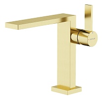 Sancos Смеситель для раковины Linn брашированное золото PVD покрытие SC9019BG