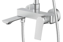 Azario Душевая стойка Lursy AZ-K2349BN сатин – фотография-2