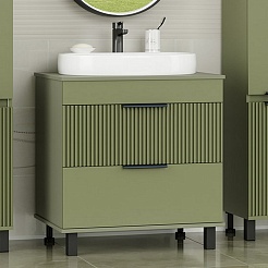 Brevita Мебель для ванной Enfida 70 зеленая – фотография-3