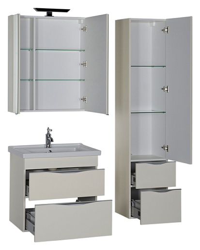 Aquanet Мебель для ванной "Эвора 70" крем – картинка-5