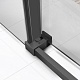Vincea Душевой уголок Slim Soft 150x90 VSR-1SS9015CLGM профиль вороненая сталь стекло прозрачное – картинка-8