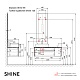 Jorno Тумба с раковиной Shine 120 антрацит Shi.01.120/P/A подвесная – картинка-11