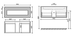 Sancos Мебель для ванной Very 100 beige soft – фотография-9
