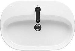 Акватон Тумба с раковиной Марбл 100 Одри Round подвесная слэйт/белая матовая – фотография-10