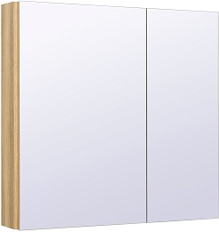 Runo Мебель для ванной Дублин 80 подвесная дуб/белая – фотография-6