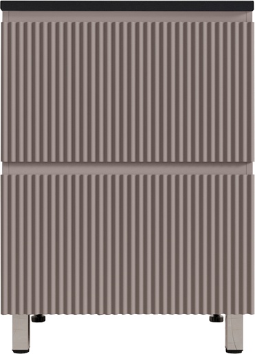 Style Line Тумба с кварцевой раковиной антрацит Марокко 60 Plus Соул тауп темный – фото-1