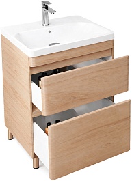 Vivon Тумба с раковиной Atwood 60 напольная дерево – фотография-7