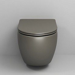 Grossman Унитаз подвесной Color GR-4411GSMS хаки матовый – фотография-4