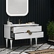 Opadiris Мебель для ванной Ибица 120 белая/золото – картинка-23