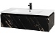 Cezares Тумба с раковиной Slider 100 с 2 ящиками подвесная чёрный фьюжн – картинка-58