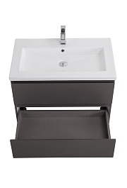 BelBagno Тумба с раковиной Kraft 75 подвесная Темно-Серый матовый с раковиной CZR-8070-75 – фотография-9
