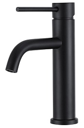 Frap Смеситель для раковины H807-6 F10807-6 черный – фотография-1