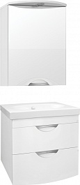 Style Line Мебель для ванной Жасмин-2 60 Люкс белая – фотография-1