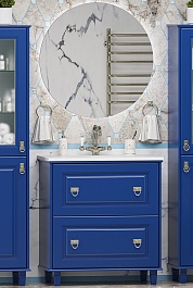Misty Мебель для ванной Версаль 80 синяя – фотография-1