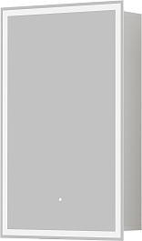 Style Line Мебель для ванной с кварцевой раковиной серый шелк Батлер 50 белая Люкс антискрейтч Plus – фотография-10