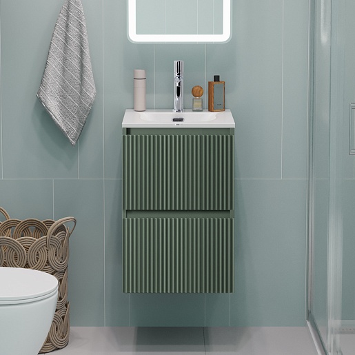 BelBagno Тумба под раковину Uno mini 40 подвесная Еловый матовый – картинка-13