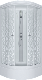 Triton Душевая кабина Стандарт 90/90 В с полочкой Щ0000061846 – фотография-1