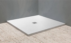 Kolpa San  Поддон для душа Hora tile stone 100x100 White