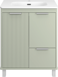 Brevita Мебель для ванной Risacca Pistachio 70 фисташковый – фотография-5