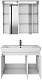Dreja Мебель для ванной Q (D) 80 подвесная белая – картинка-29