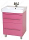 Misty Мебель для ванной Елена 60 розовая – фотография-7