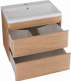 Vivon Тумба под раковину Atwood 60 подвесная дерево – фотография-7