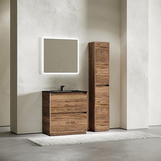 Sancos Тумба с раковиной Libra Floor 80 дуб чарльстон раковина Element 81 CN7005MB – фотография-4