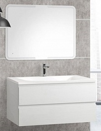 Cezares Мебель для ванной MOLVENO 100 Bianco Ghiaccio, BTN – фотография-1