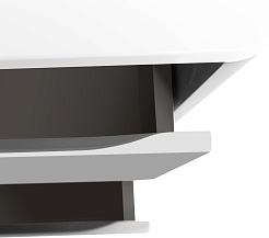 Cezares Тумба с раковиной без отверстия под смеситель Relax 100 подвесная bianco lucido – фотография-6