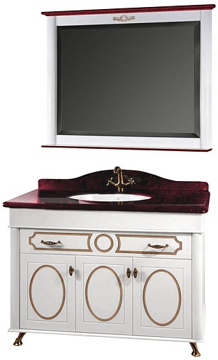 Водолей Мебель для ванной "Изабель 120" F-1 красная – фото-1