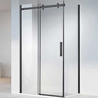 Vincea Душевой уголок Como-N 140x80 VSR-4CN8014CLB профиль черный стекло прозрачное
