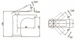 BelBagno Смеситель для раковины TICINO TIC-LVM-CRM – фотография-2