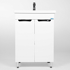 Viant Тумба с раковиной Лима 2 дверки 60 белая – фотография-3