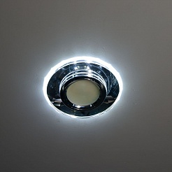 Feron Встраиваемый светильник с LED 8050-2 серебро, серебро – фотография-2