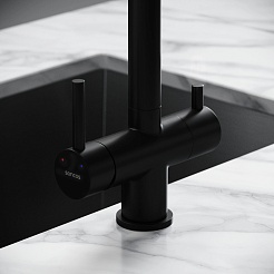 Sancos Смеситель для кухни Spin черный матовый SC4015MB – фотография-4