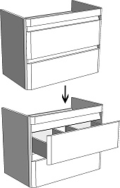 Corozo Тумба под раковину Алабама 100 Z2 белая – фотография-3