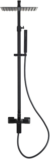 Allen Brau Душевая стойка Infinity 5.21012-31 черный матовый – фотография-2