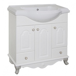 Mixline Тумба под раковину Прованс 80 белый ясень – фотография-1