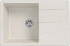 Teymi Мойка кухонная Hanna Smart 74 кварцевая белая матовая