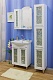 Sanflor Мебель для ванной Валлетта 60 L зеркальный узор – фотография-10