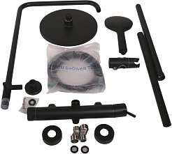 Cezares Душевая система RELAX-CD-NOP черный матовый – фотография-6