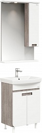 Onika Мебель для ванной Харпер 50.10 белая матовая/мешковина – фотография-1