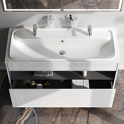 Am.Pm Мебельная раковина Func 120 белая матовая – фотография-3