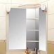 Aquanet Зеркало для ванной "Луис 70" угловое бежевое (171915) – фотография-6