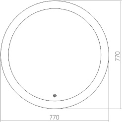 Mixline Зеркало Премьер Перла 77 – фотография-2