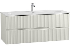 Cezares Тумба под раковину Duet-N 120 подвесная альпака брашированная – фотография-1