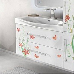 Cezares Тумба с раковиной Virginia 104 Decorato 01 – фотография-1