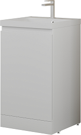 Style Line Тумба под раковину Батлер 50 белая Люкс антискрейтч Plus – фотография-1